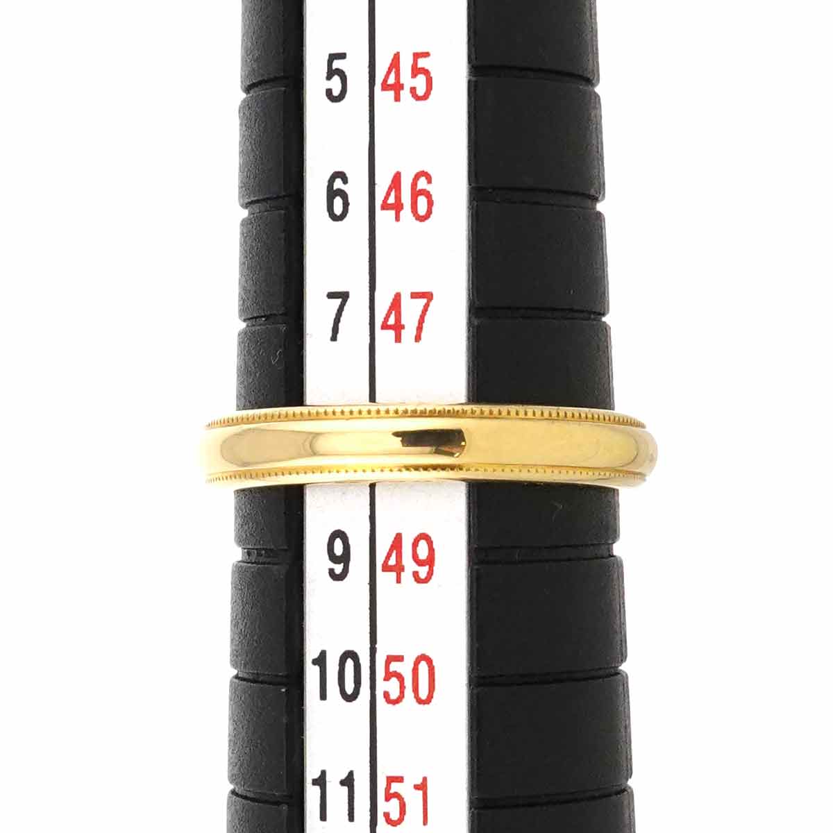 Milgrain Band Ring 18K YG 750 Size4.5(US)