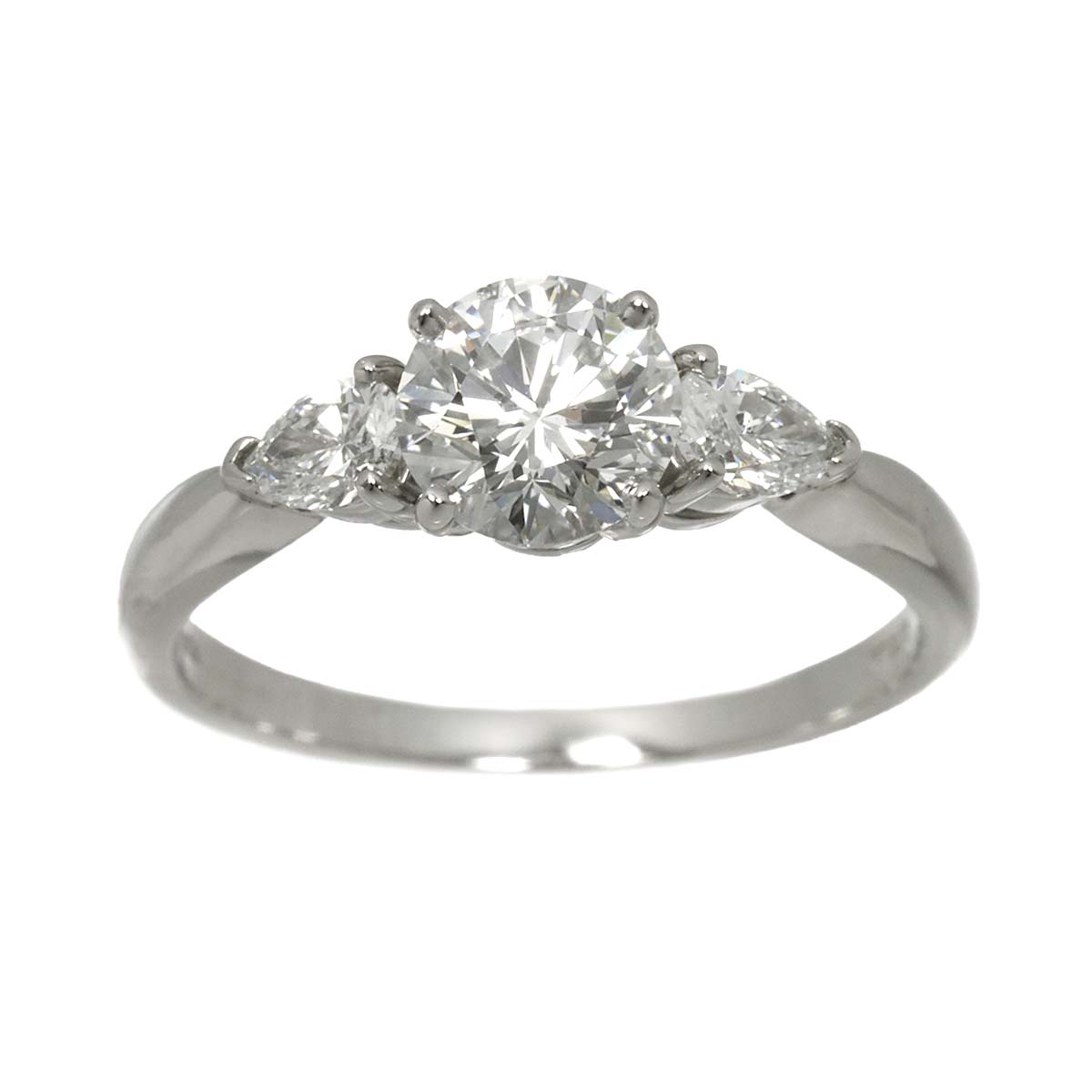 Diamond 1.11ct G/VS2 Ring Pt size7.75-8(US)