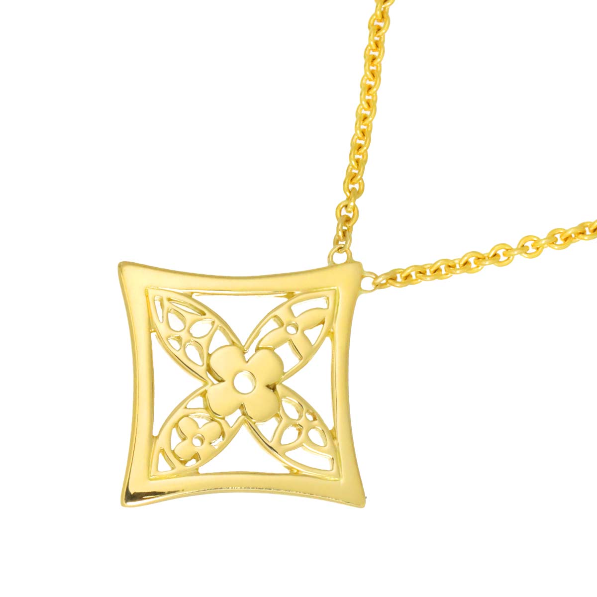 PandanTiff Monogram Necklace 18K YG 750