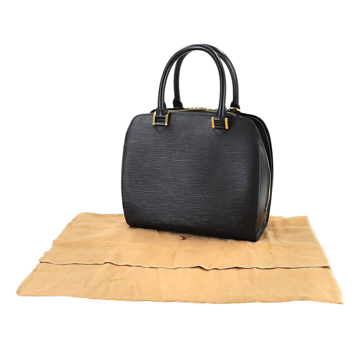 Epi Pont Neuf Hand Bag Leather Noir M52052 Purse