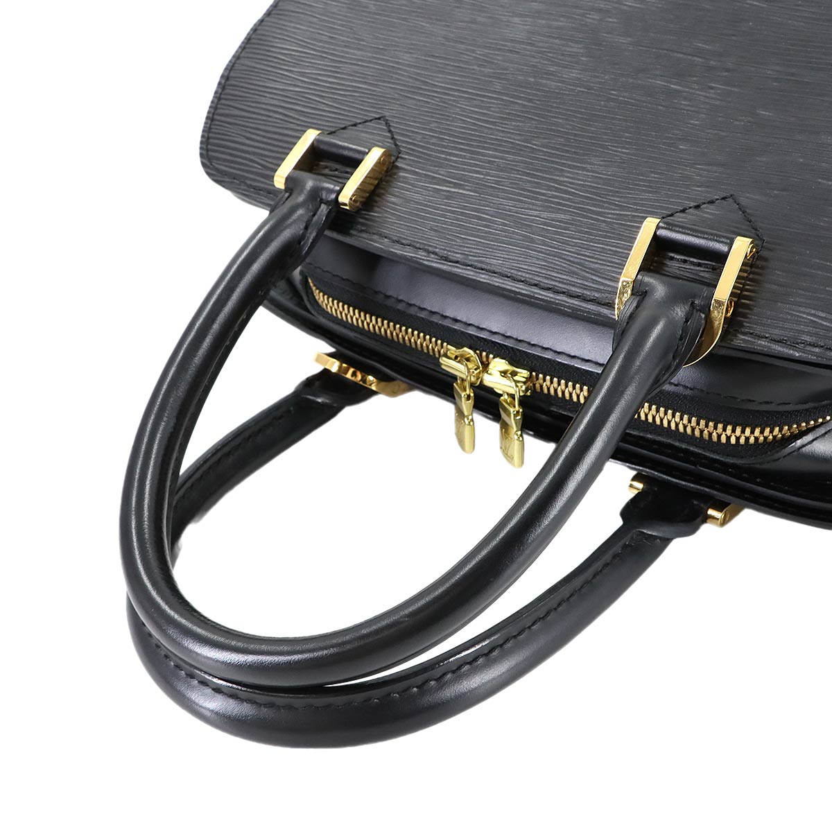 Epi Pont Neuf Hand Bag Leather Noir M52052 Purse