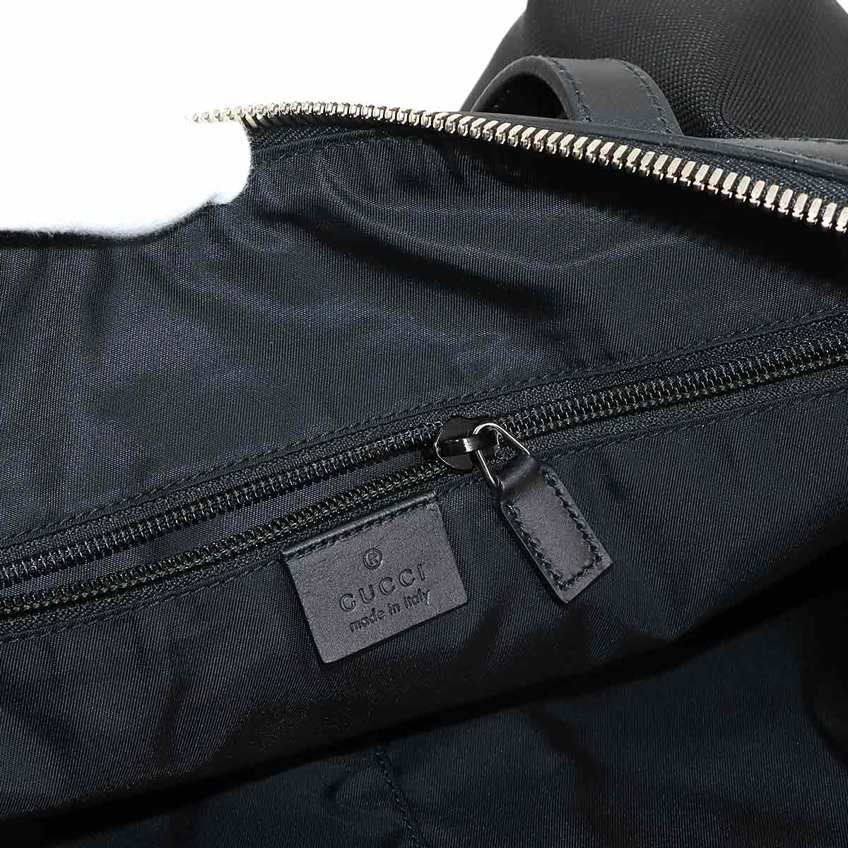 Duffle Tote Shoulder Bag Nylon canvas Black 359261 Sherry Line