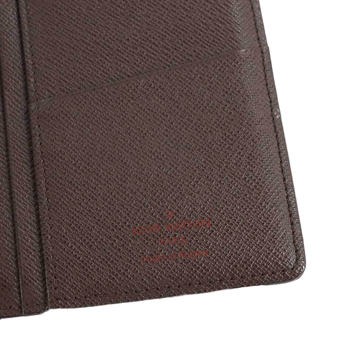 Damier Brazza Wallet Ebene Brown N60017 Purse