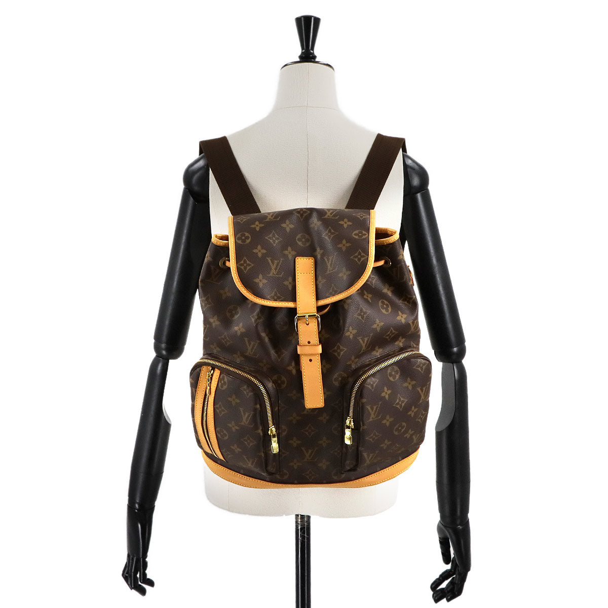 Monogram Sac A Dos Bosphore Backpack Brown M40107 Purse