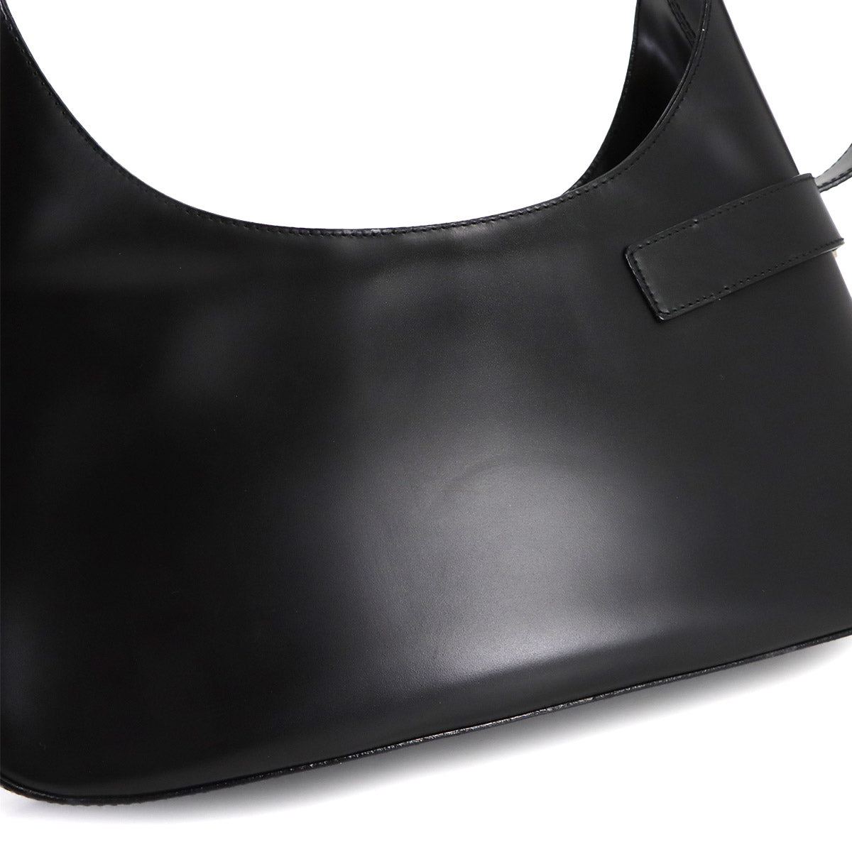 Gancini Shoulder Bag Leather Black AQ-21 0170