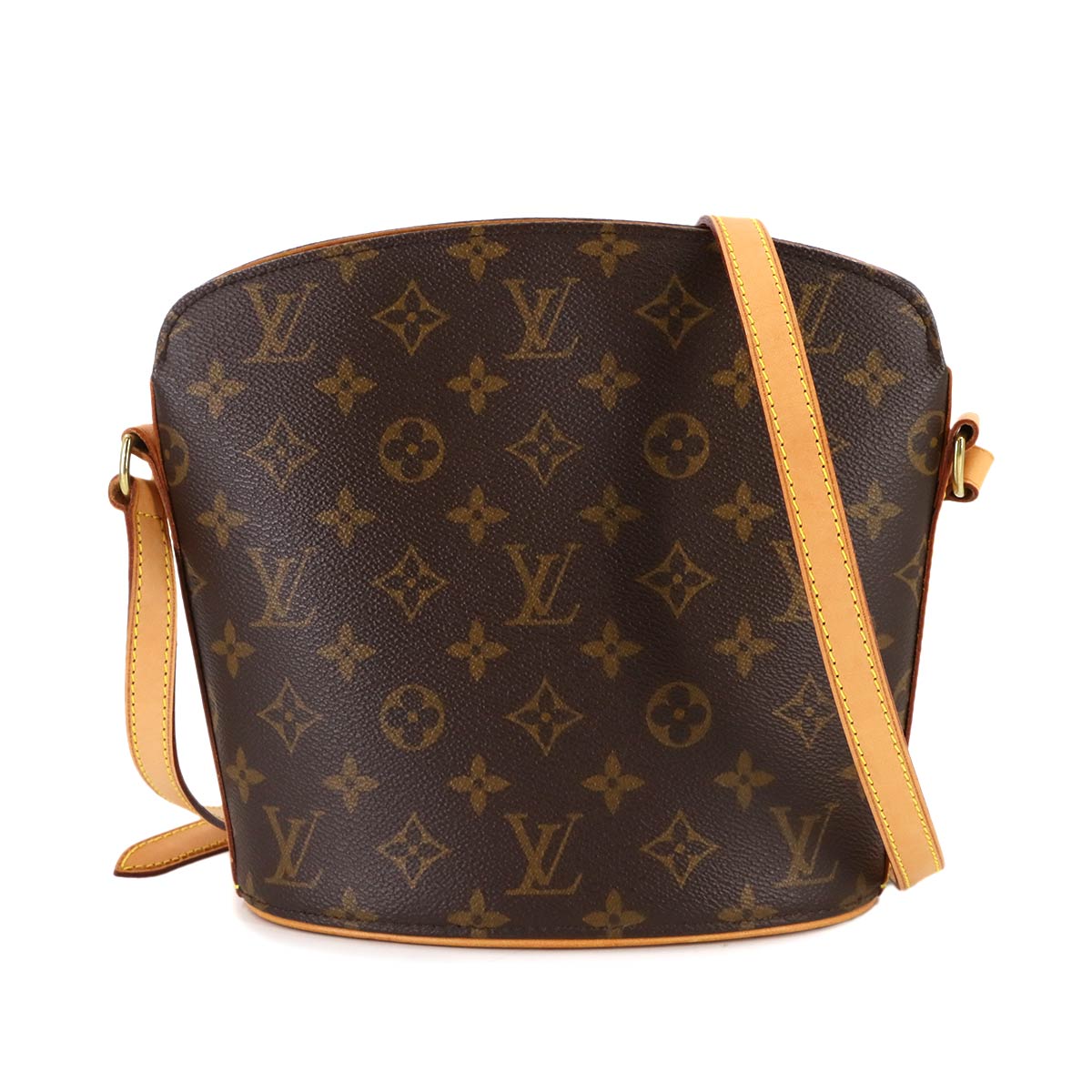 Monogram Drouot Shoulder Bag Brown M51290 Purse