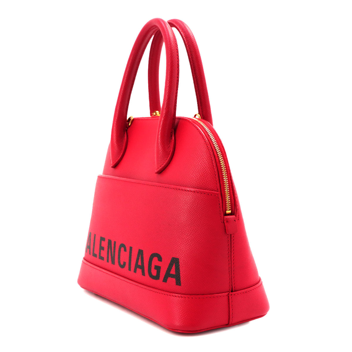 Ville Top Handle S Small 2way Hand Shoulder Bag Red 550645