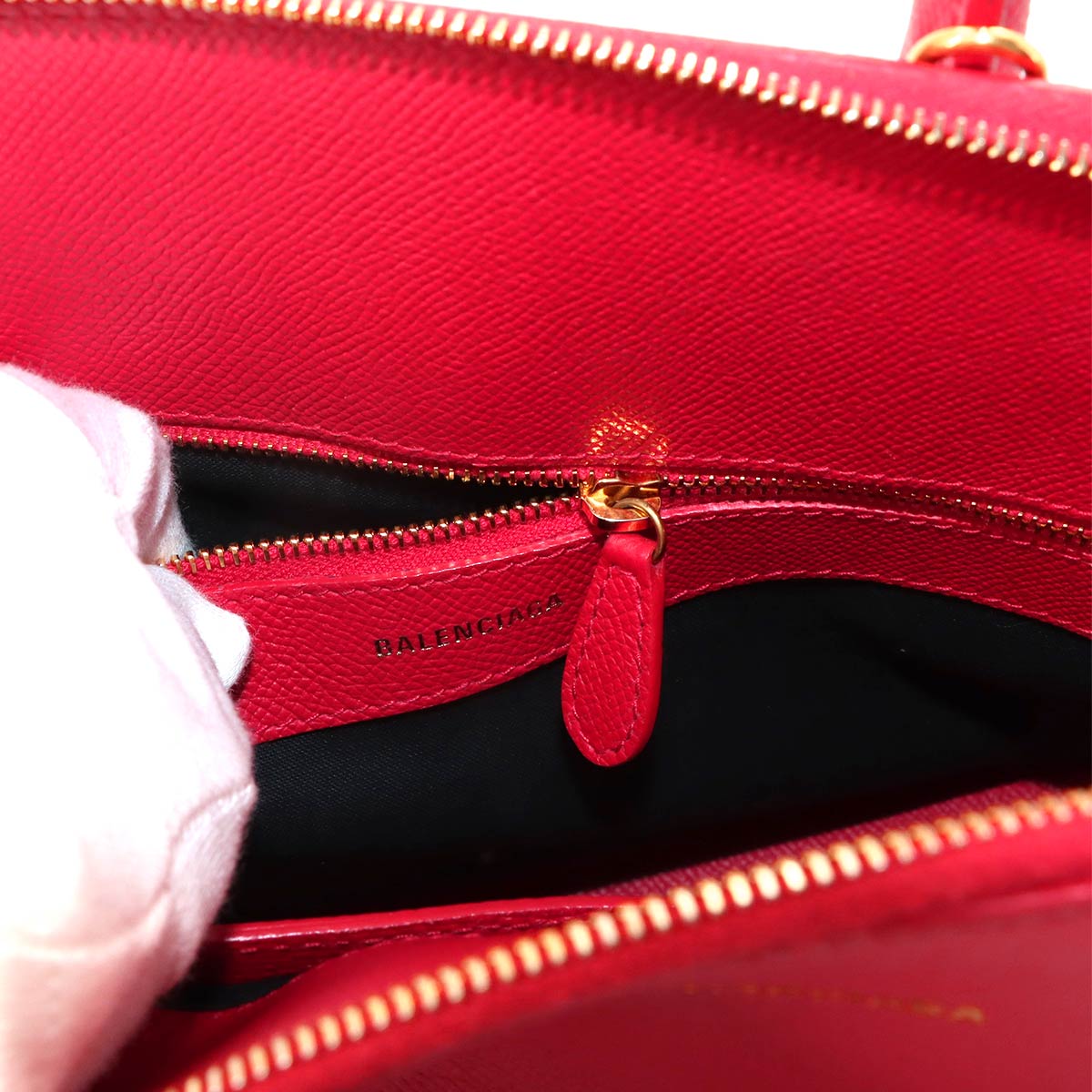 Ville Top Handle S Small 2way Hand Shoulder Bag Red 550645