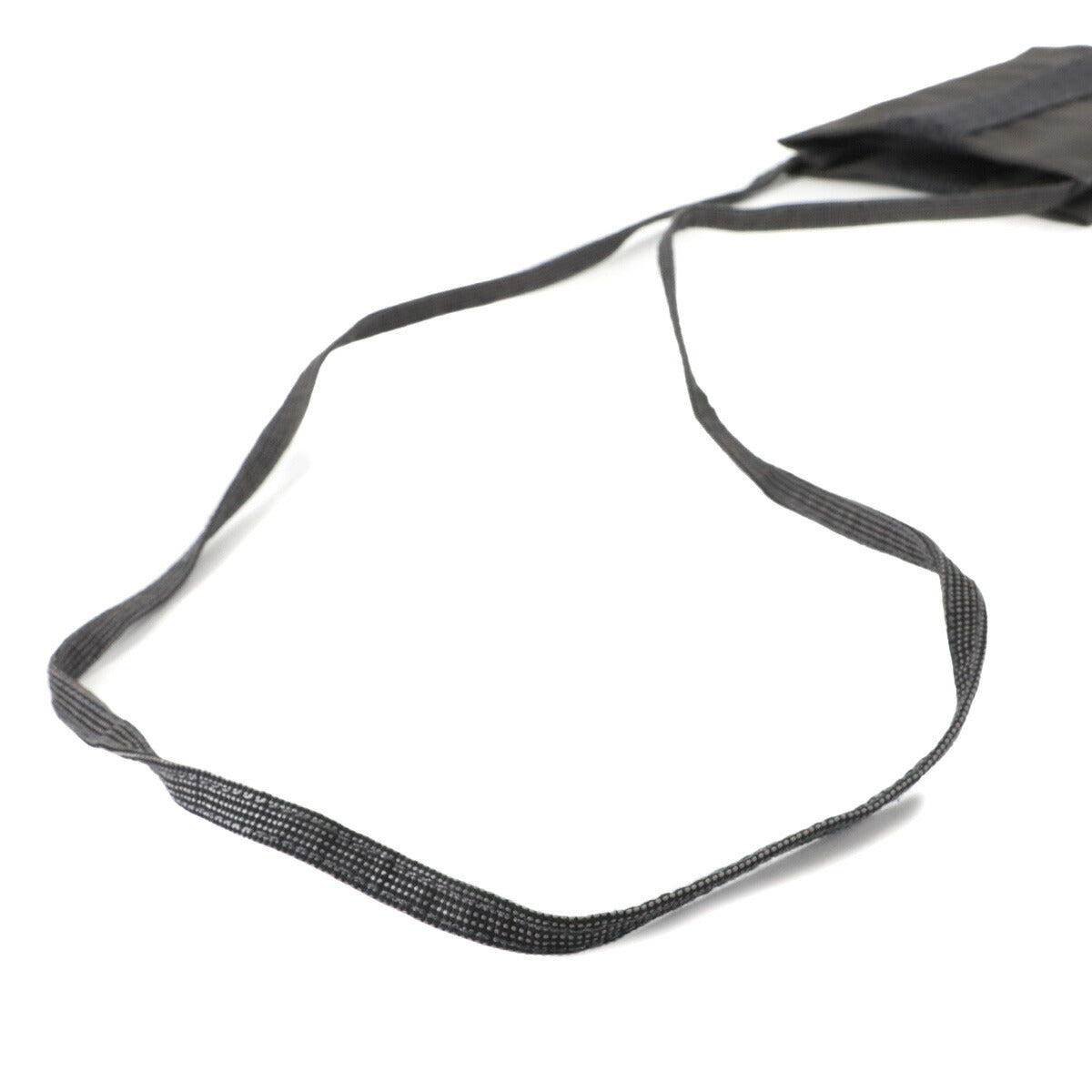 Herline Pochette Shoulder Bag Canvas Gray Purse