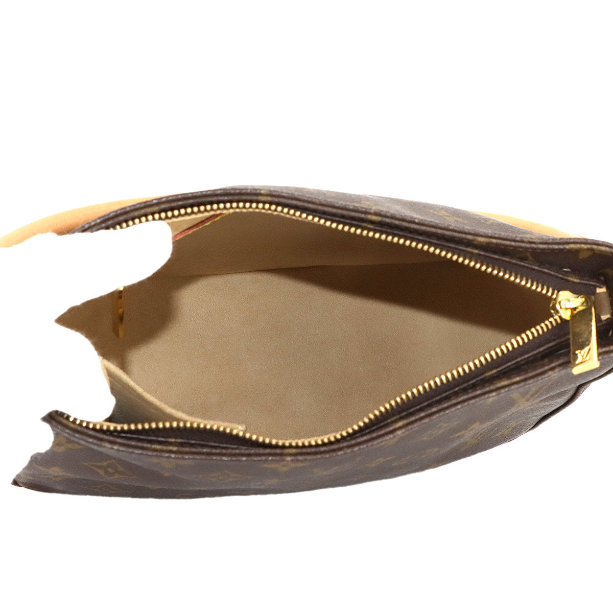 Monogram Looping MM Shoulder Bag Brown M51146 Purse