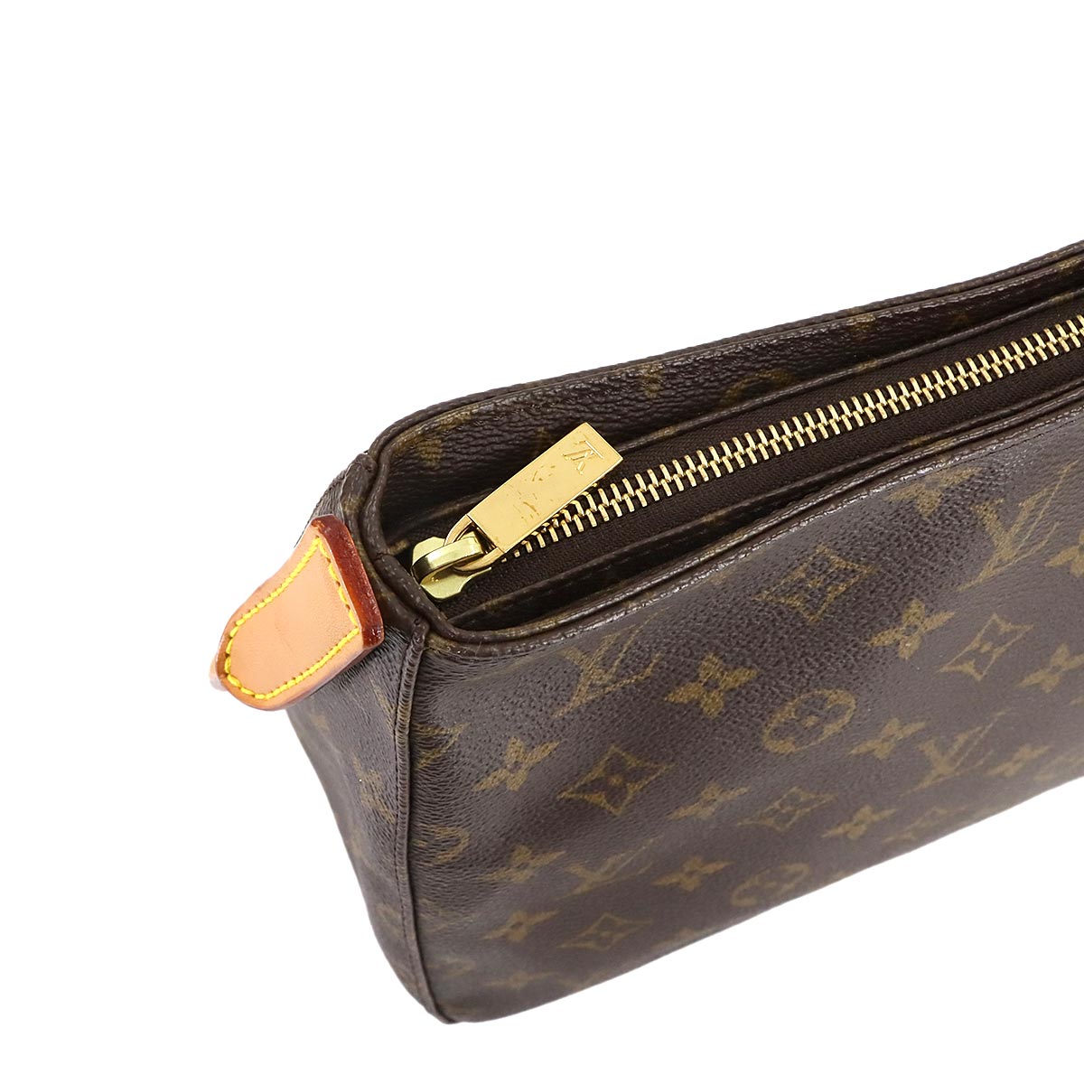 Monogram Looping MM Shoulder Bag Brown M51146 Purse