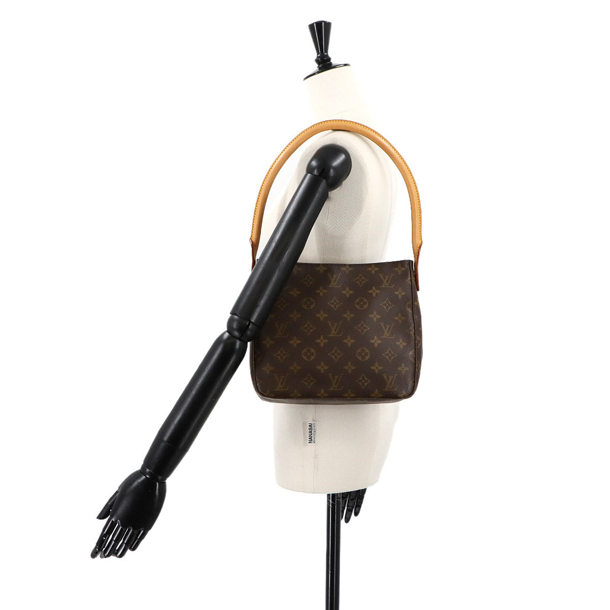 Monogram Looping MM Shoulder Bag Brown M51146 Purse