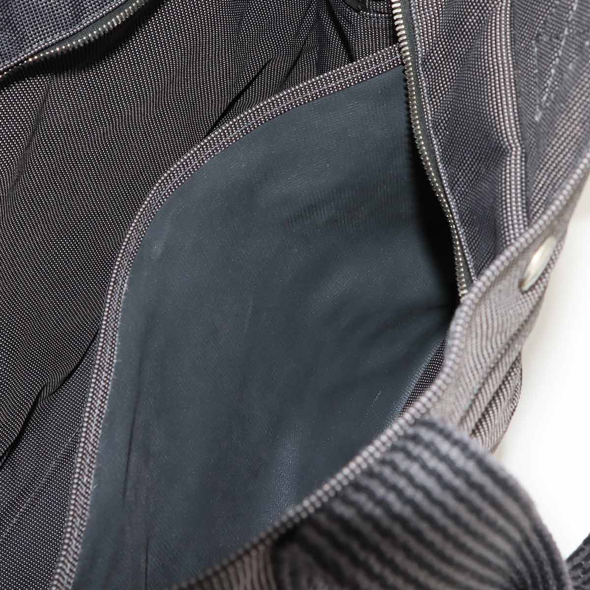 Herline Tote GM Bag Canvas Gray Purse