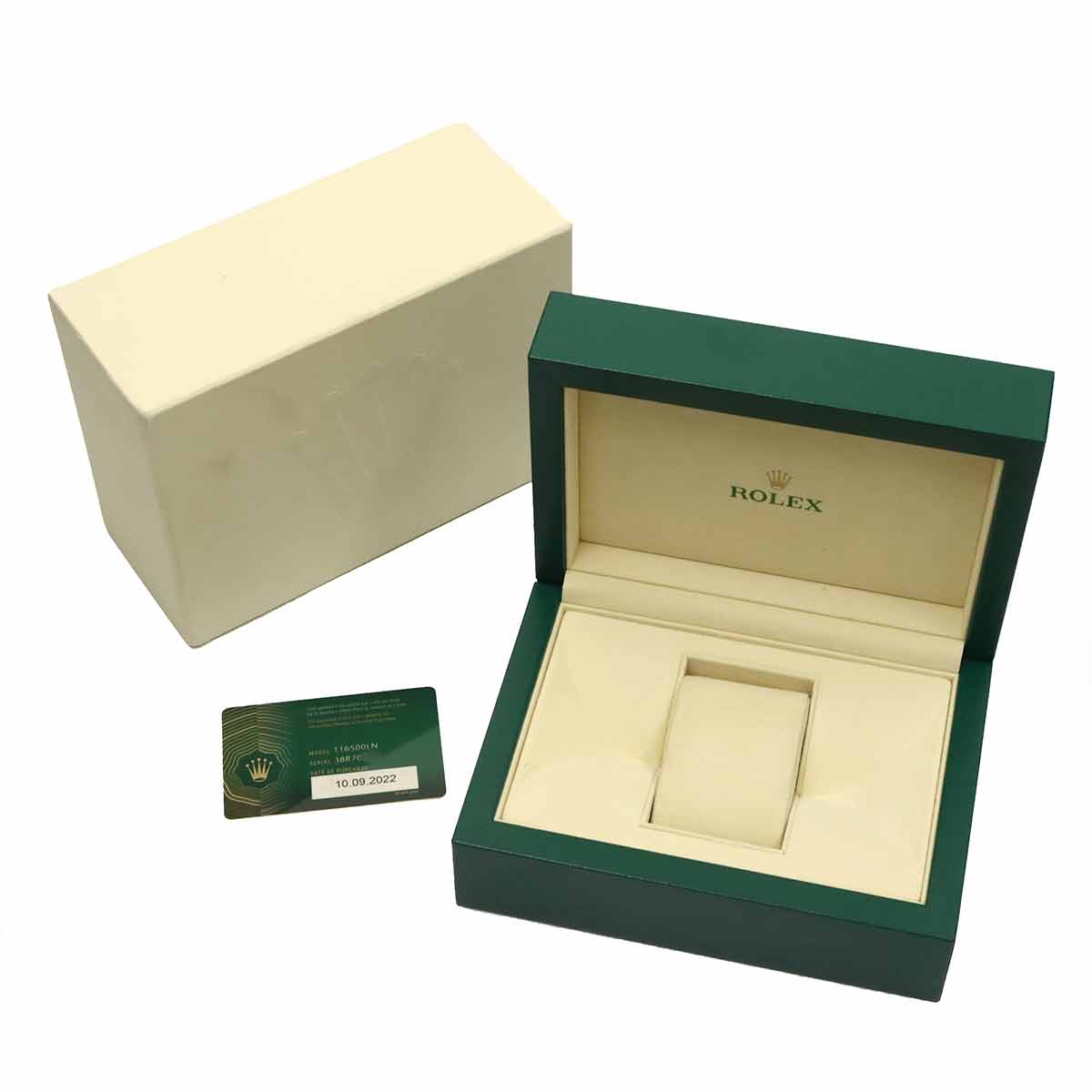 Daytona 116500LN Serial Random Chronograph Black Dial Mens