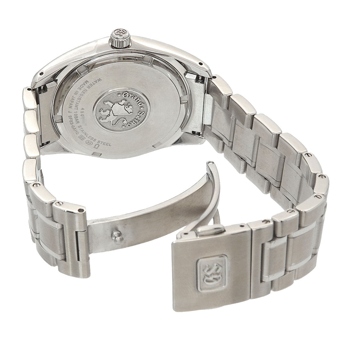 GRAND SEIKO Daydate SBGT005 9F83 9A30 Quartz Silver Dial Mens