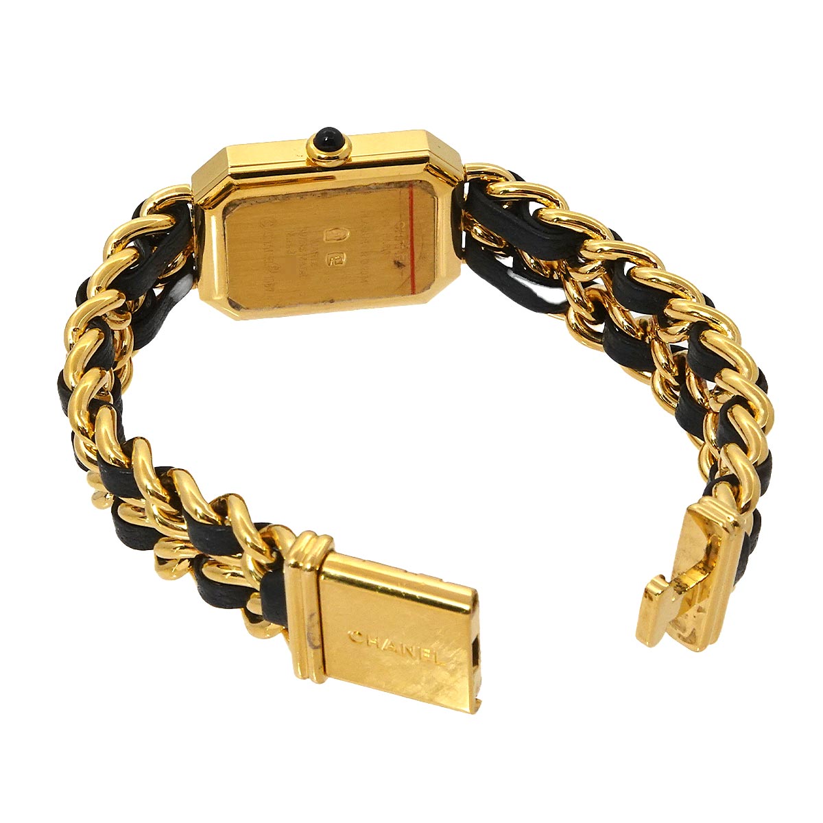 Premiere Size M H0001 Vintage Quartz Black Dial Ladies Watch