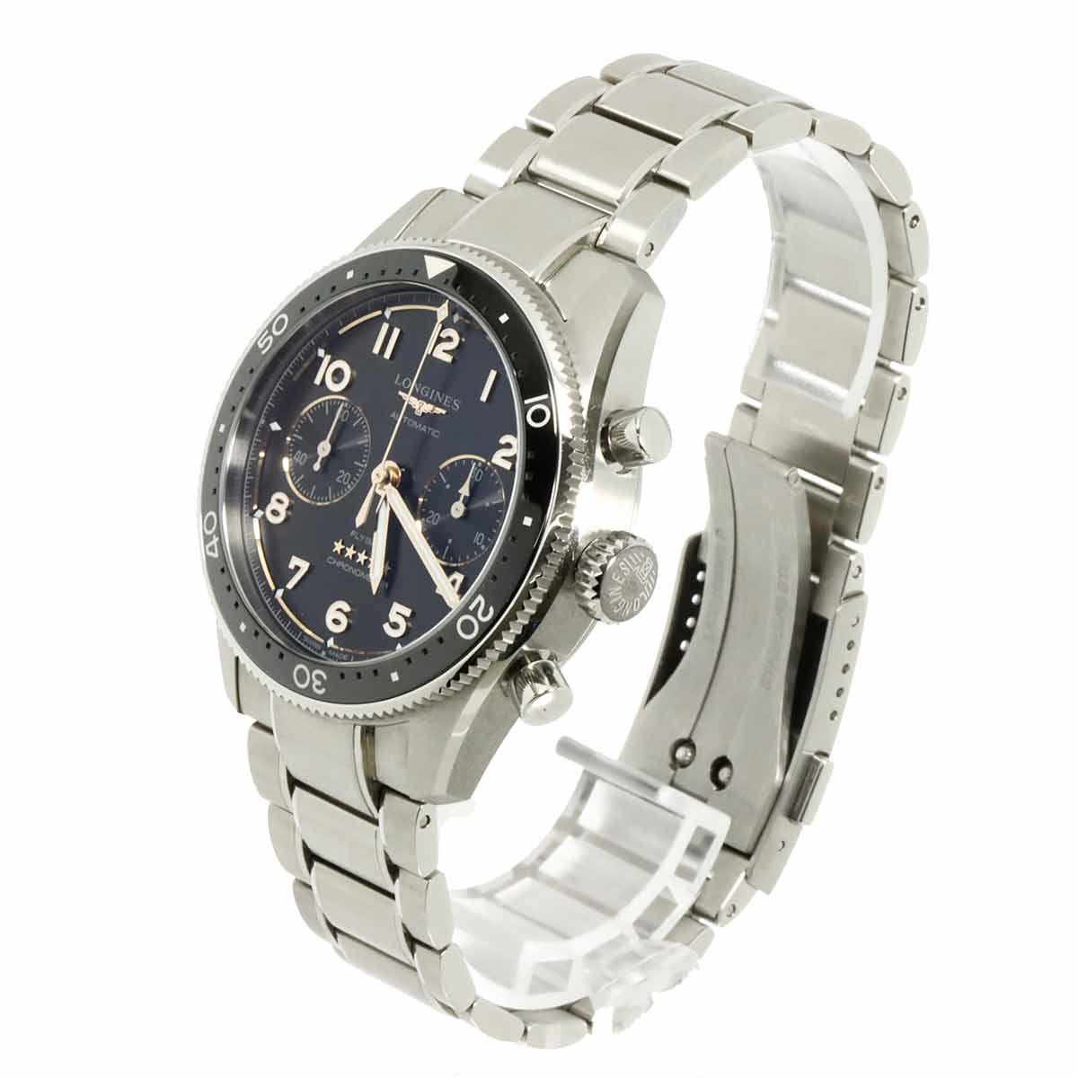 Spirit Flyback L3 821 4 Automatic Chronograph Black Dial