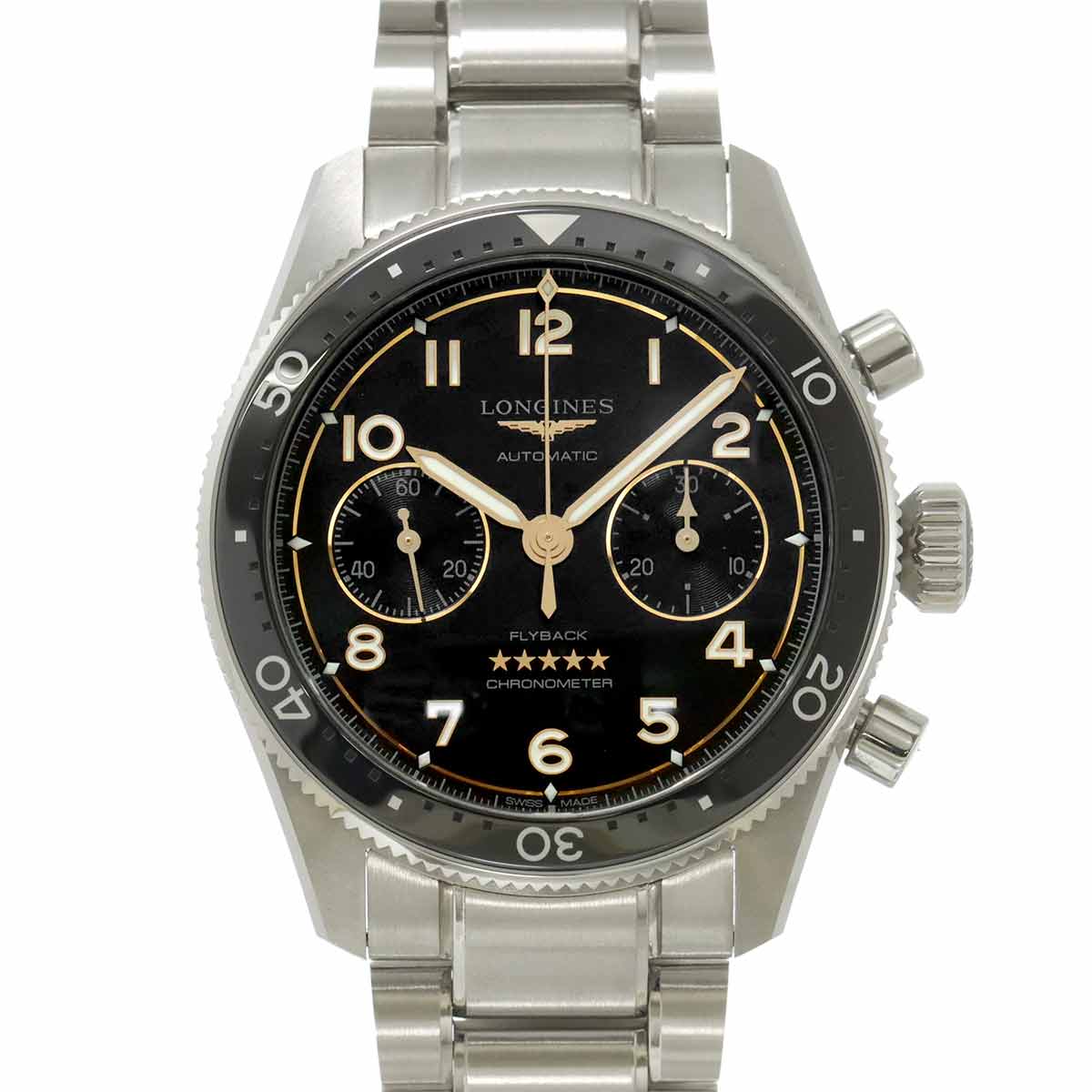 Spirit Flyback L3 821 4 Automatic Chronograph Black Dial