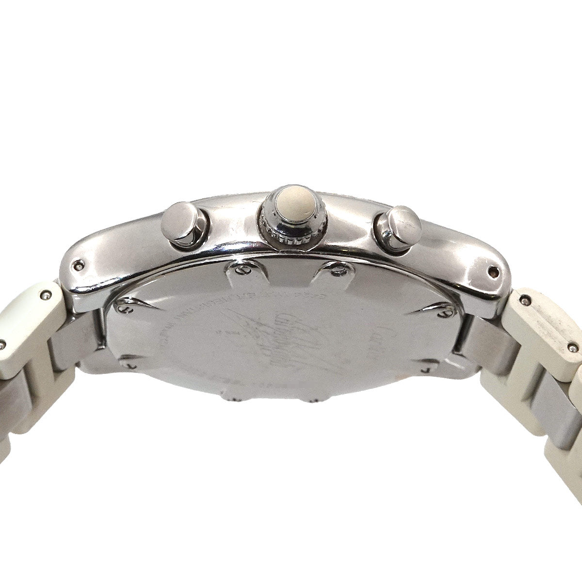 Must 21 Chronoscaph W10184U2 Date Quartz White Dial Mens