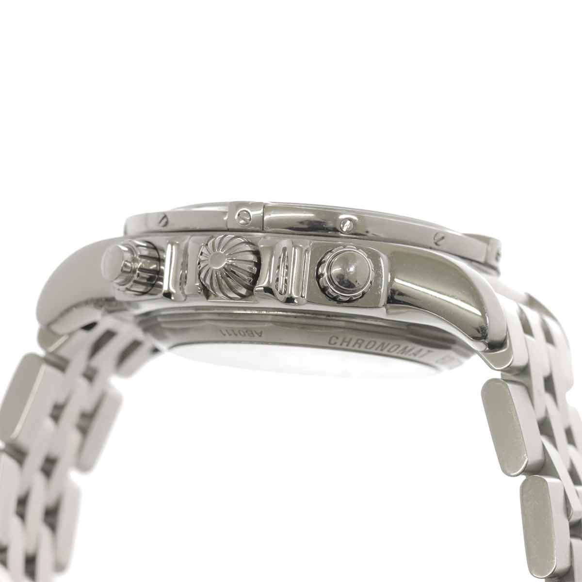 Chronomat 44 AB0111 Date Automatic Black Dial Mens Watch