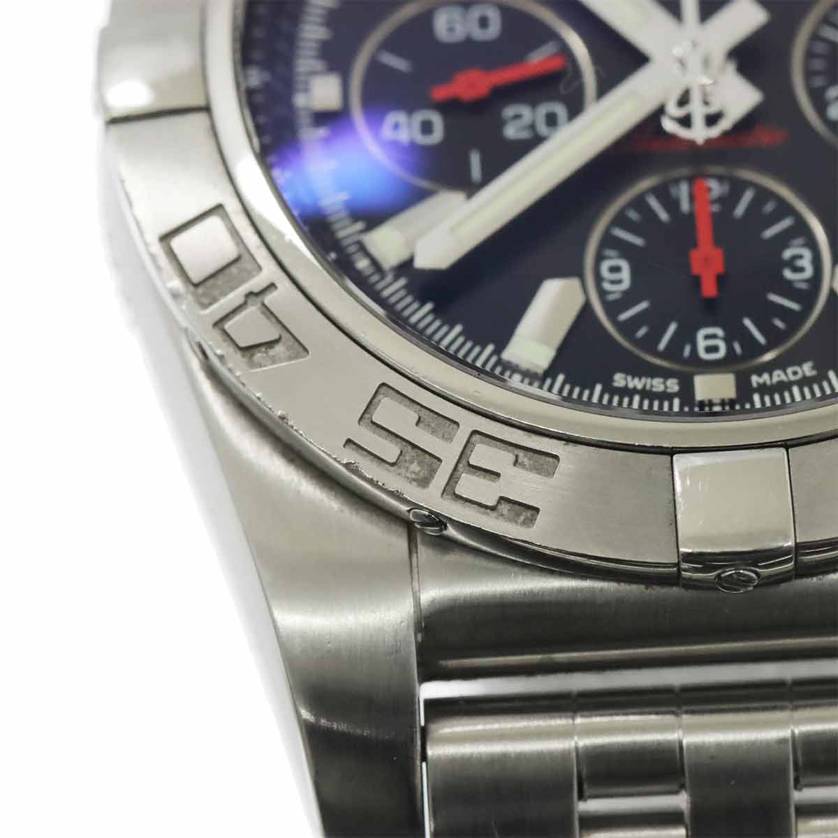 Chronomat 44 AB0111 Date Automatic Black Dial Mens Watch