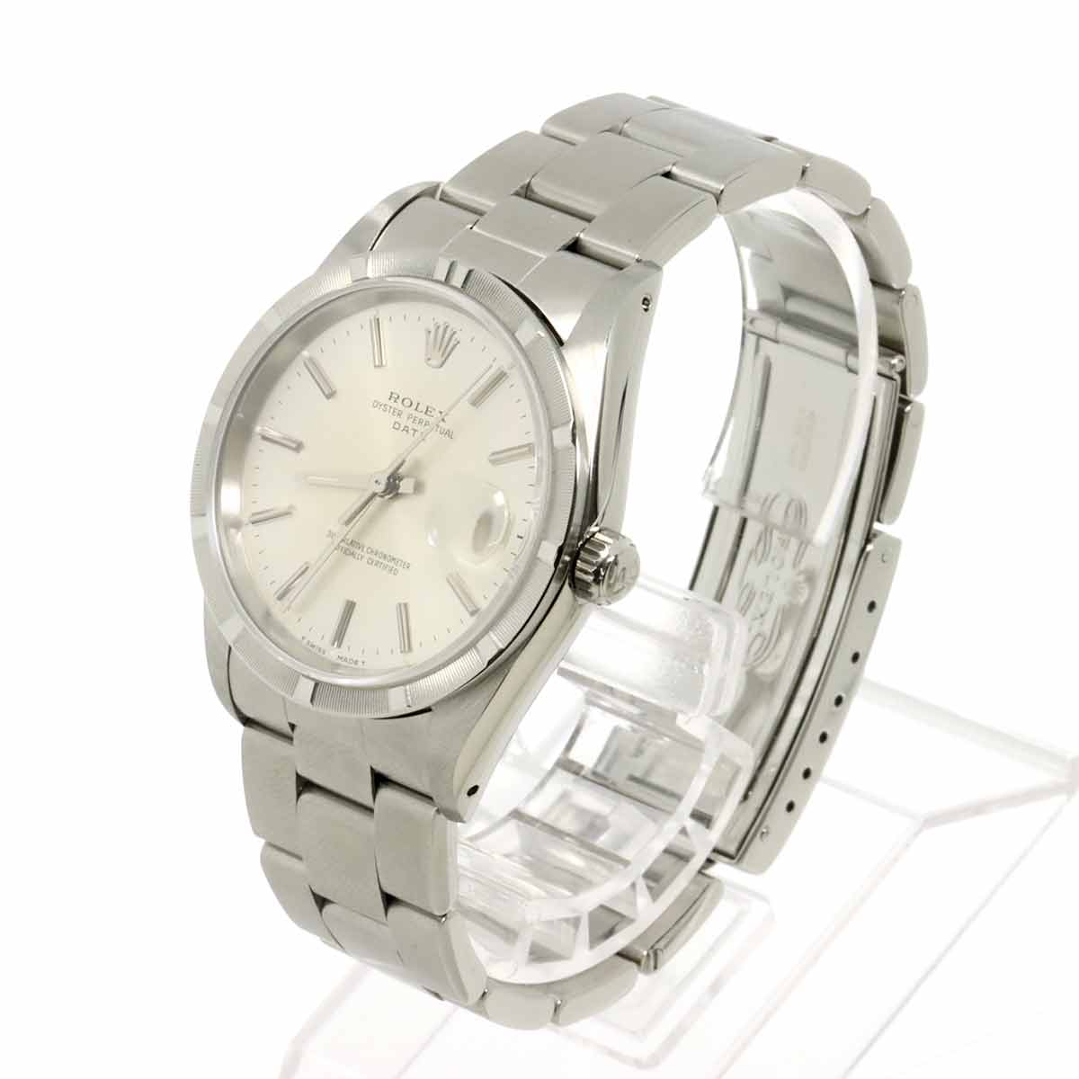 Oyster Perpetual Date 15210 Serial E Automatic Silver Dial