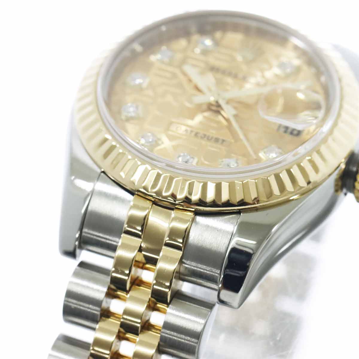 Datejust 179173G Serial V 750 YG 10P Diamond Gold Dial Ladies