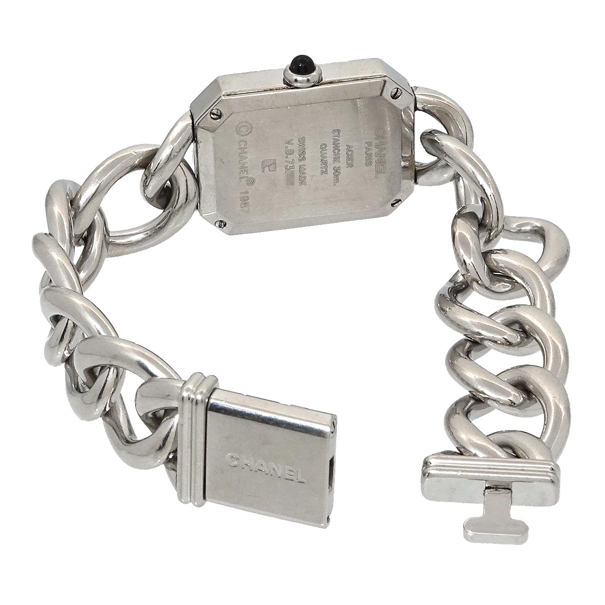 Premiere L Size H0452 Quartz Black Dial Ladies Watch