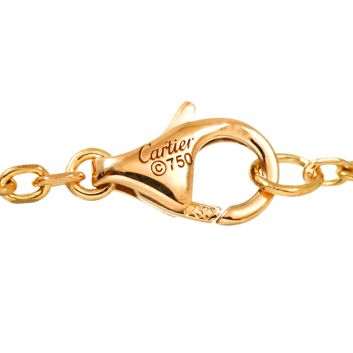 Trinity Diamond Necklace 18K YG WG PG 750