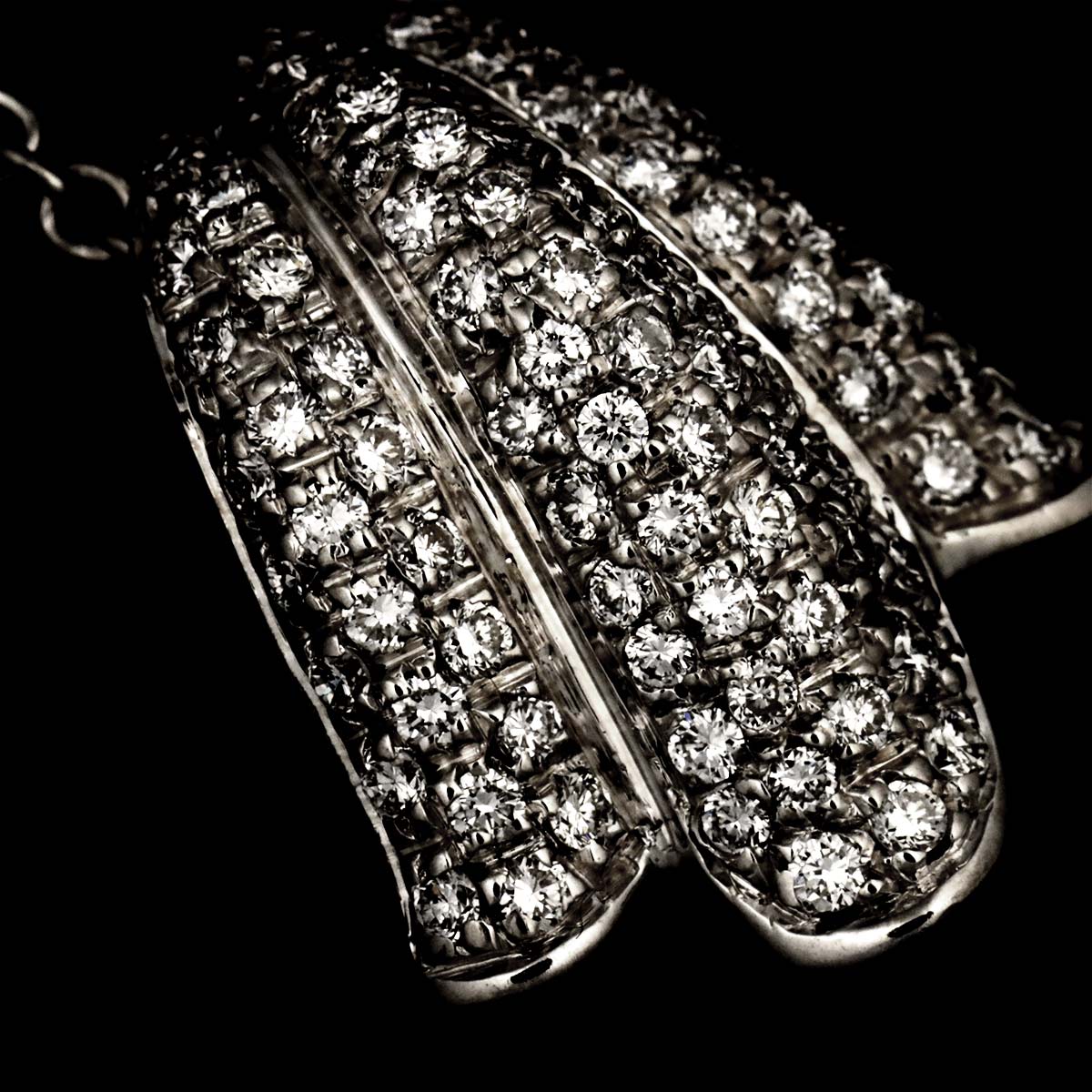 Magical Garden Diamond Necklace 18K White Gold 750