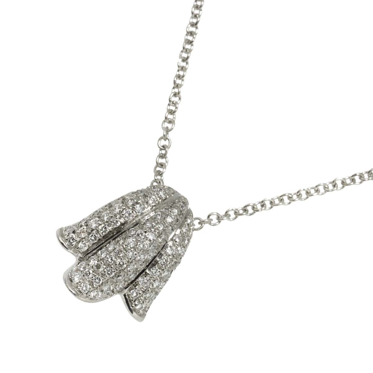 Magical Garden Diamond Necklace 18K White Gold 750