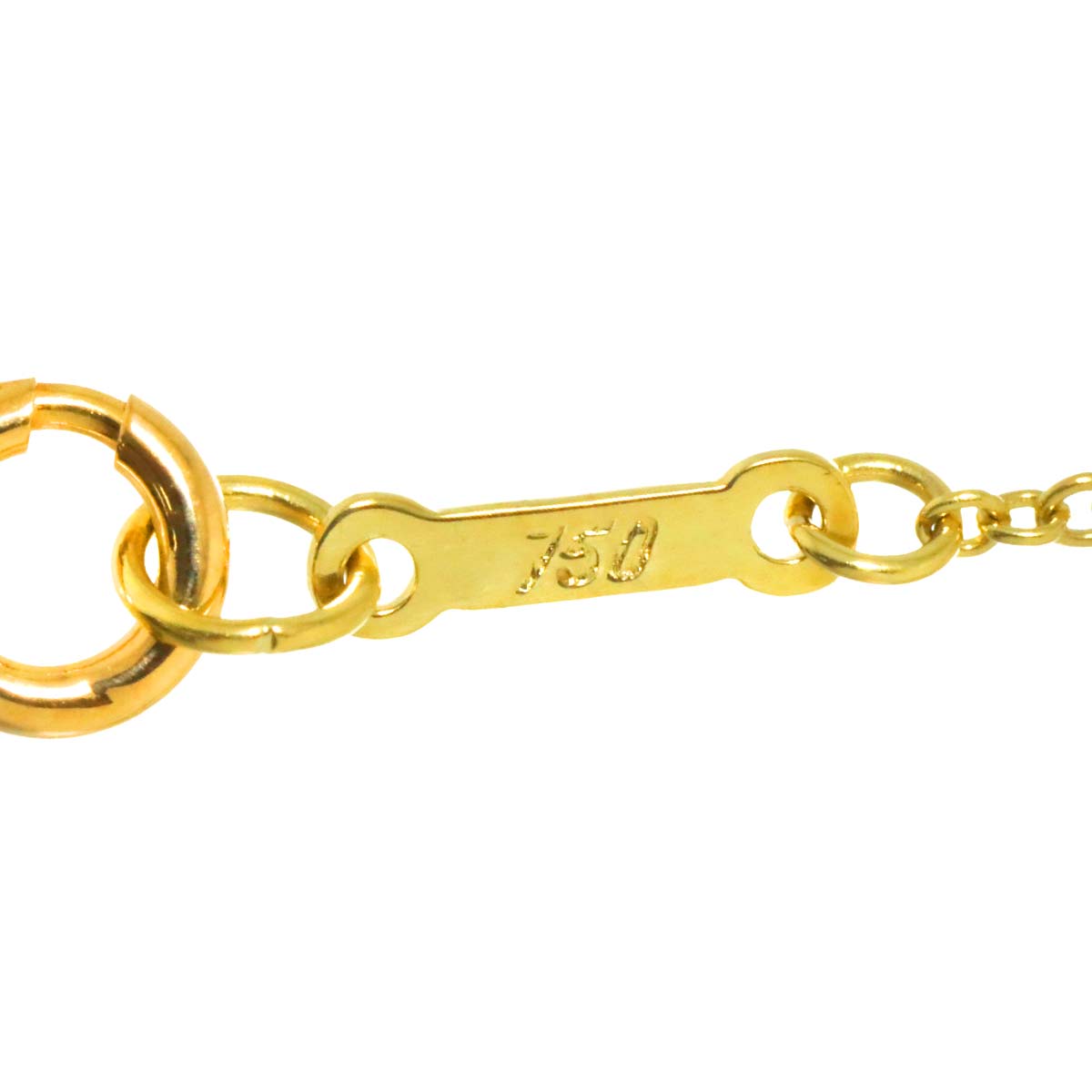 Akoya pearl 5.5mm Diamond Necklace 18K YG 750