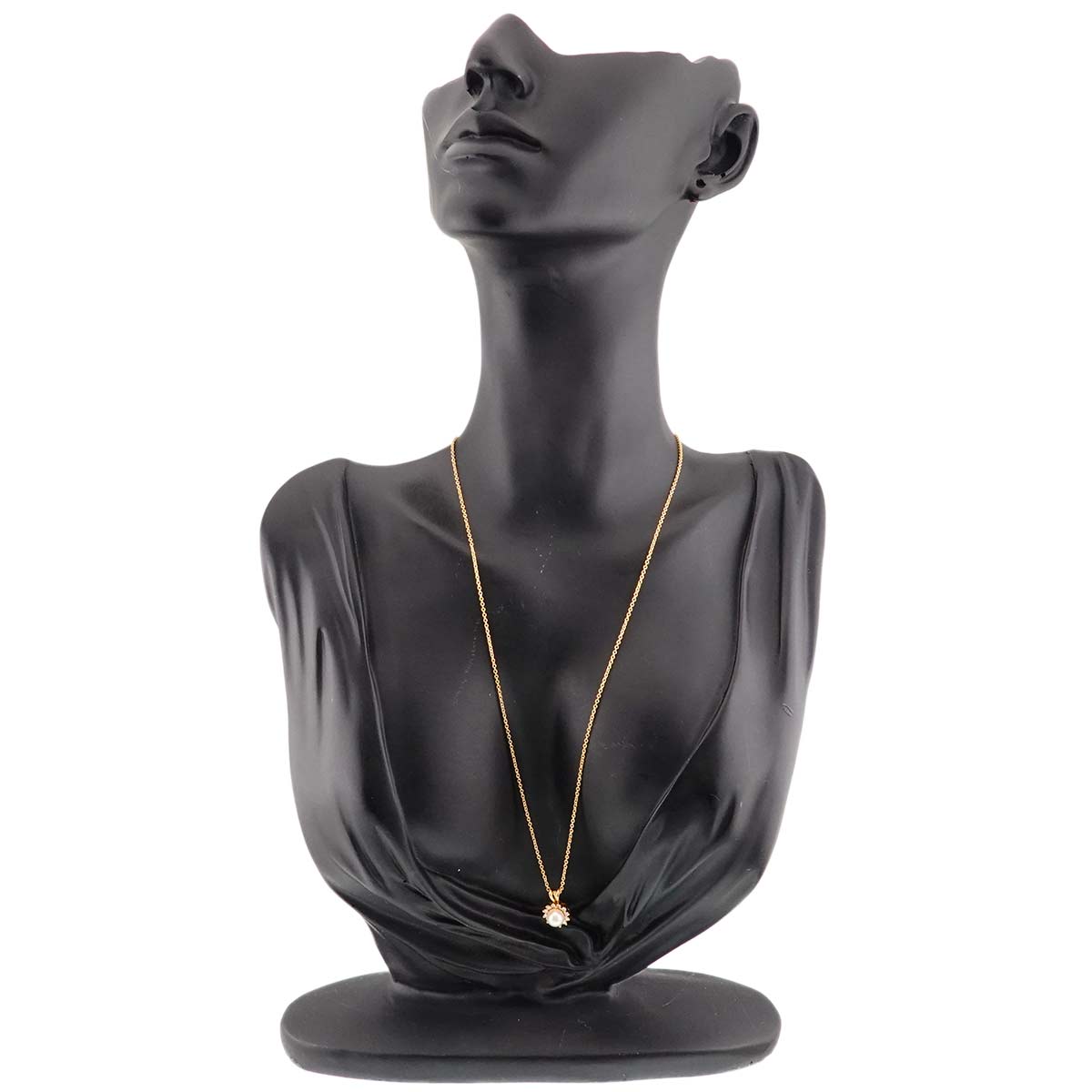 Akoya pearl 5.5mm Diamond Necklace 18K YG 750