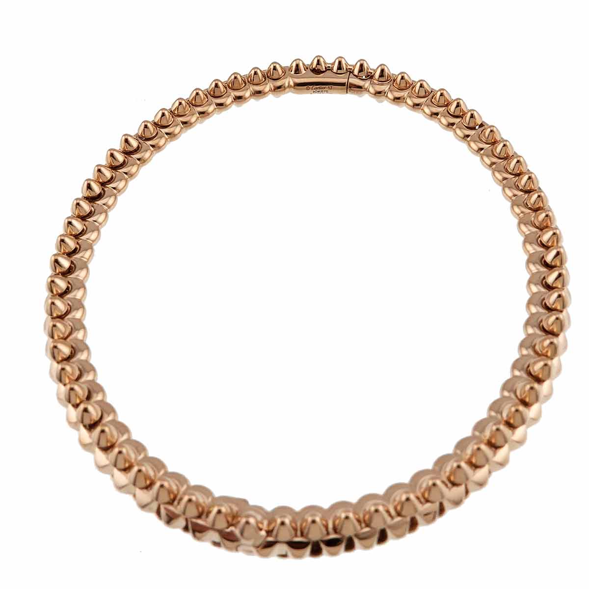 CLASH DE CARTIER SM Bracelet Bangle 18K Pink Gold 750 Size17