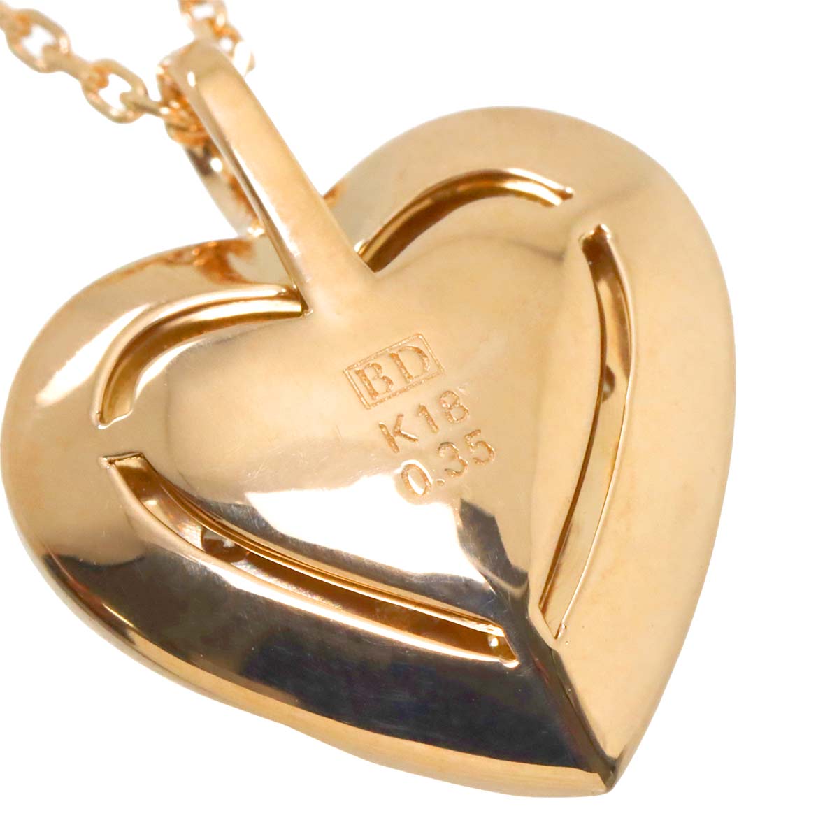 BrownDiamond 0.35ct Necklace 18K Pink Gold 750