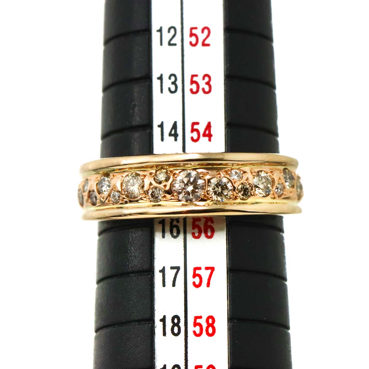 Diamond 0.50ct Ring 18K Pink Gold size7.25(US)