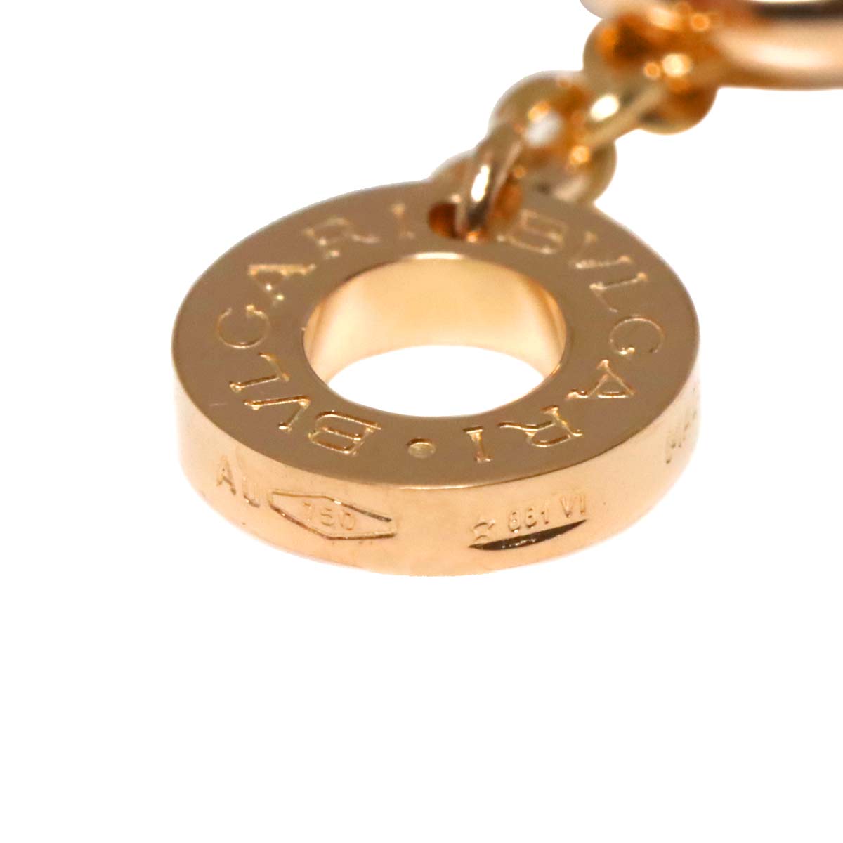 Sapphire Garnet Necklace 18K Pink Gold 750