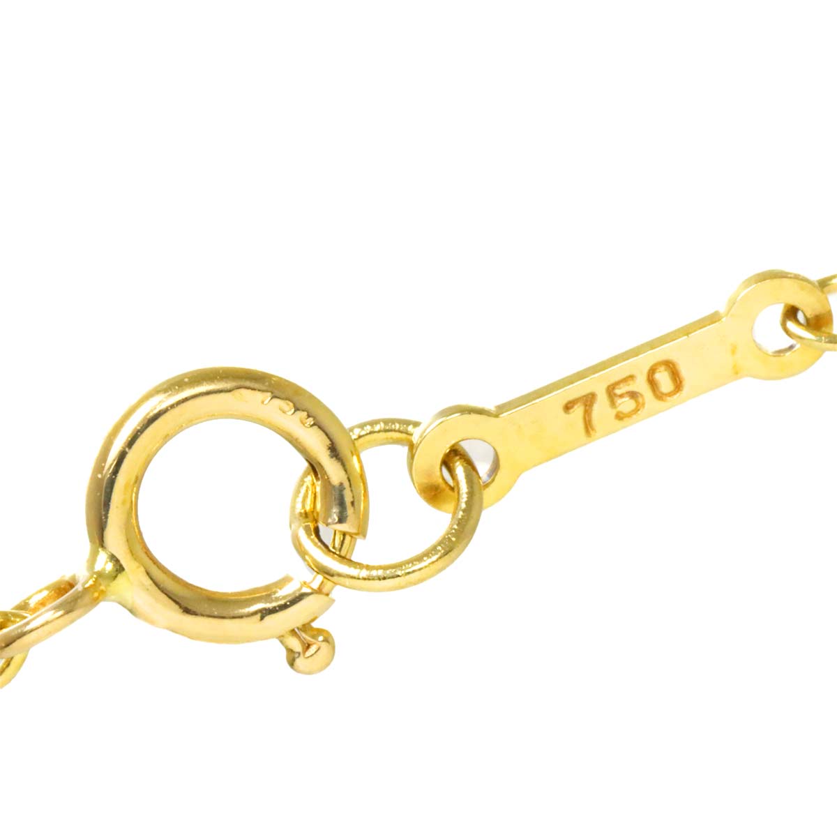 By The Yard Diamond 1P Necklace 18K Yellow Gold 750