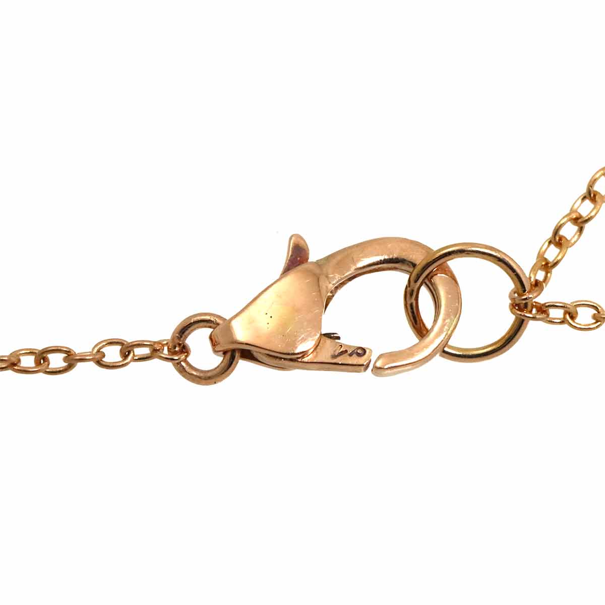 Diamond 0.17ct Necklace 18K PG 750