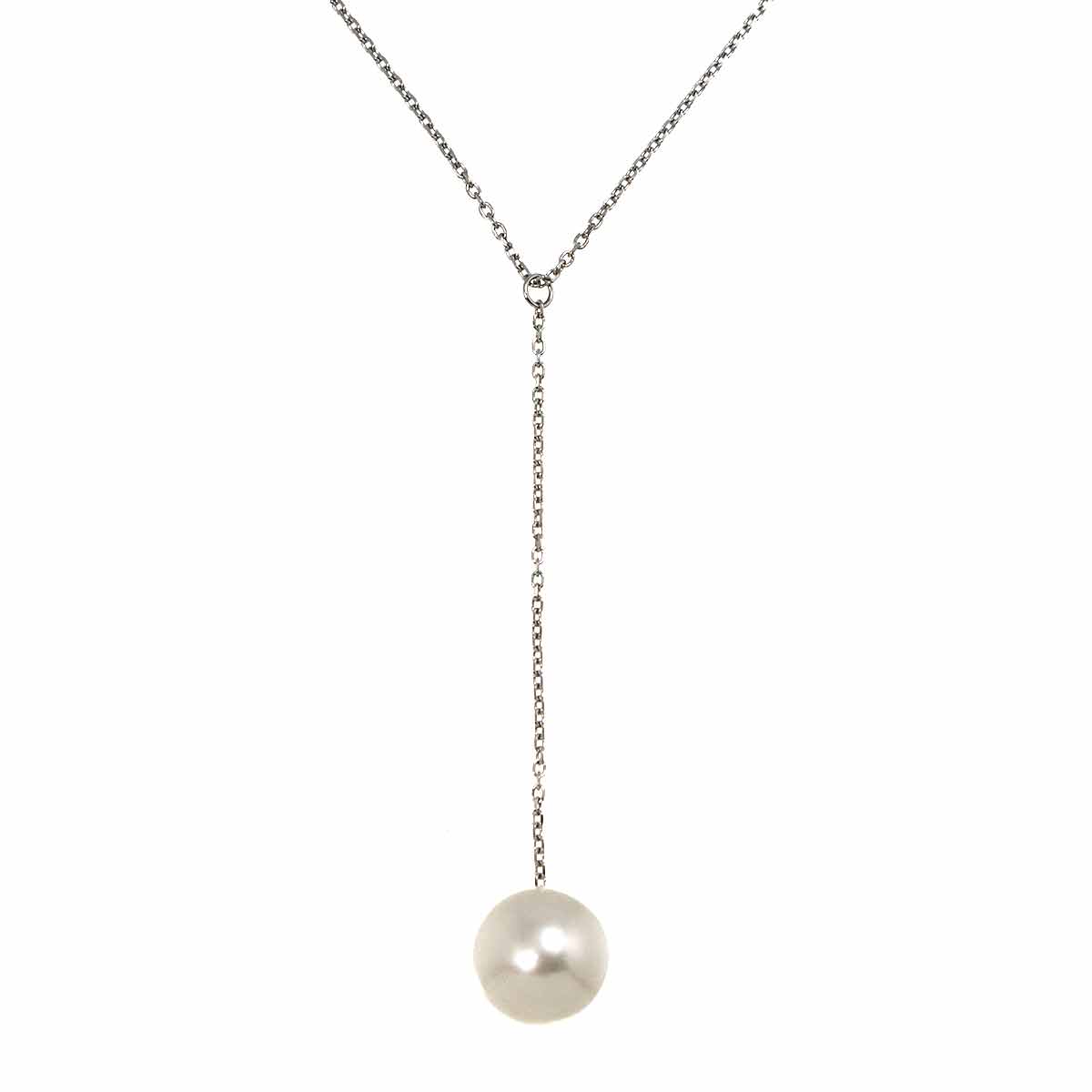 Akoya Pearl 8.6mm Necklace 18K WG 750