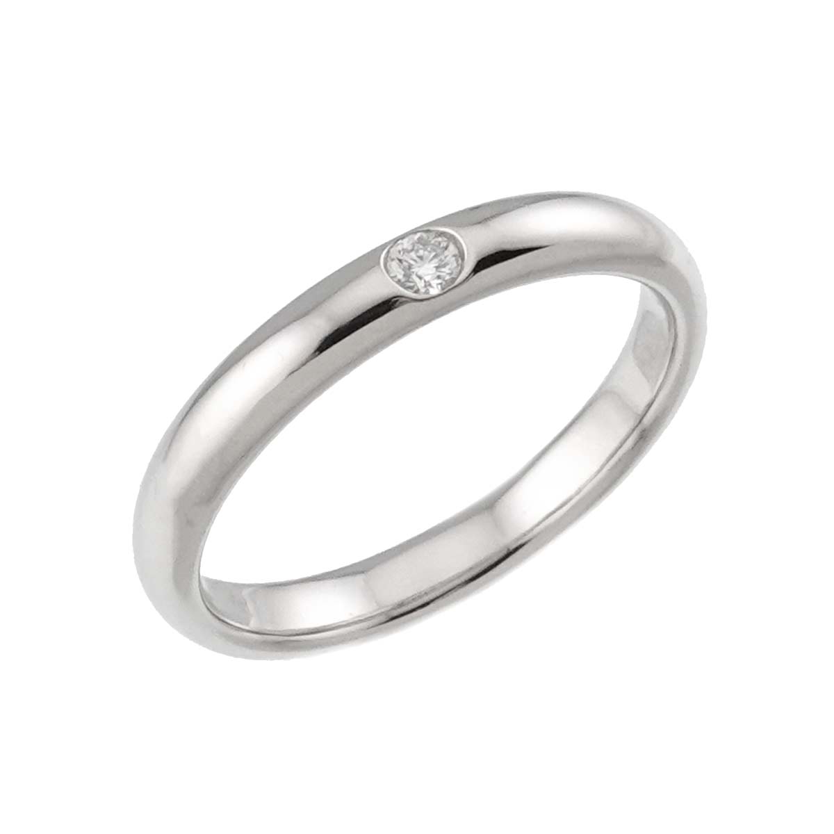 Diamond Ring Pt Platinum size6.5-6.75(US)