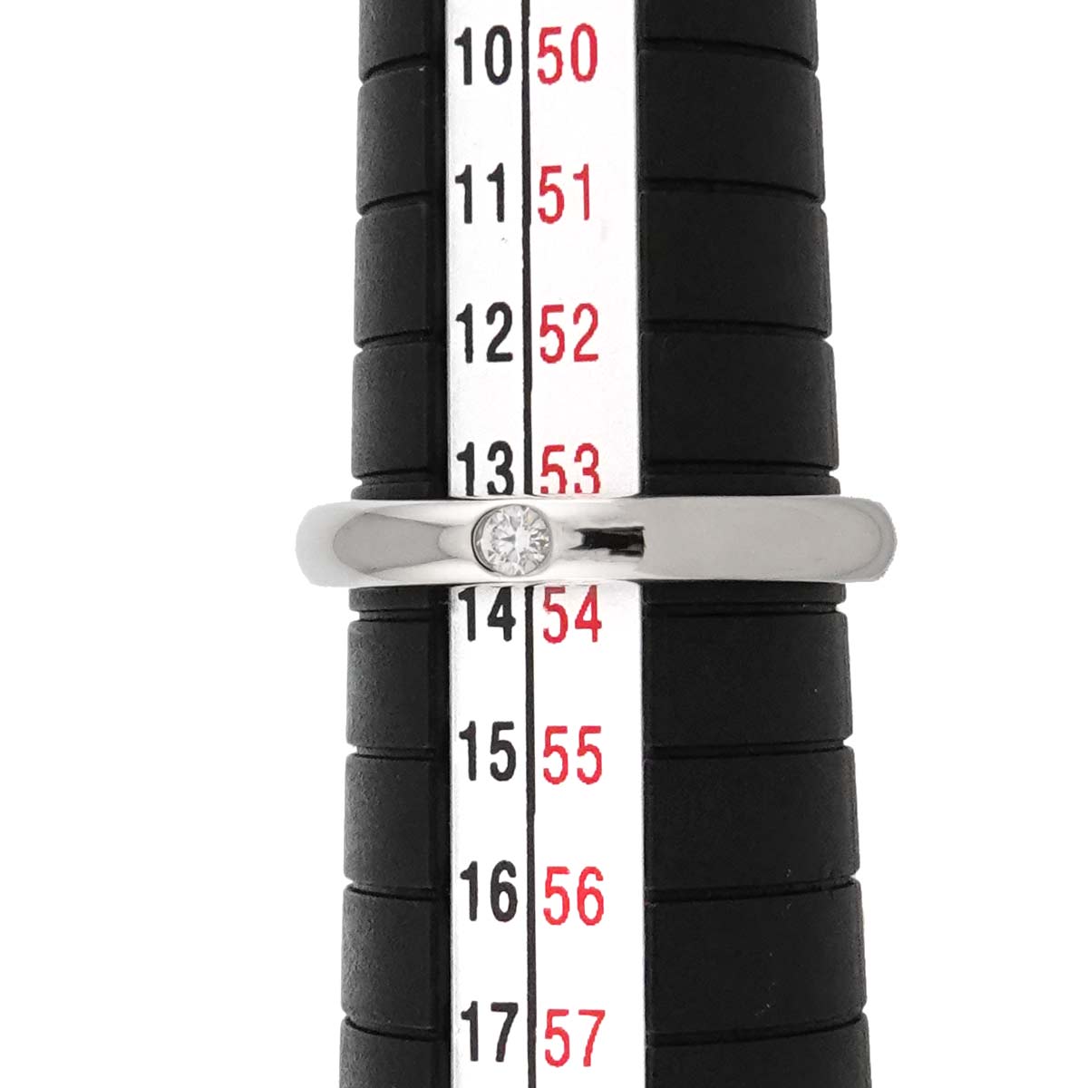 Diamond Ring Pt Platinum size6.5-6.75(US)