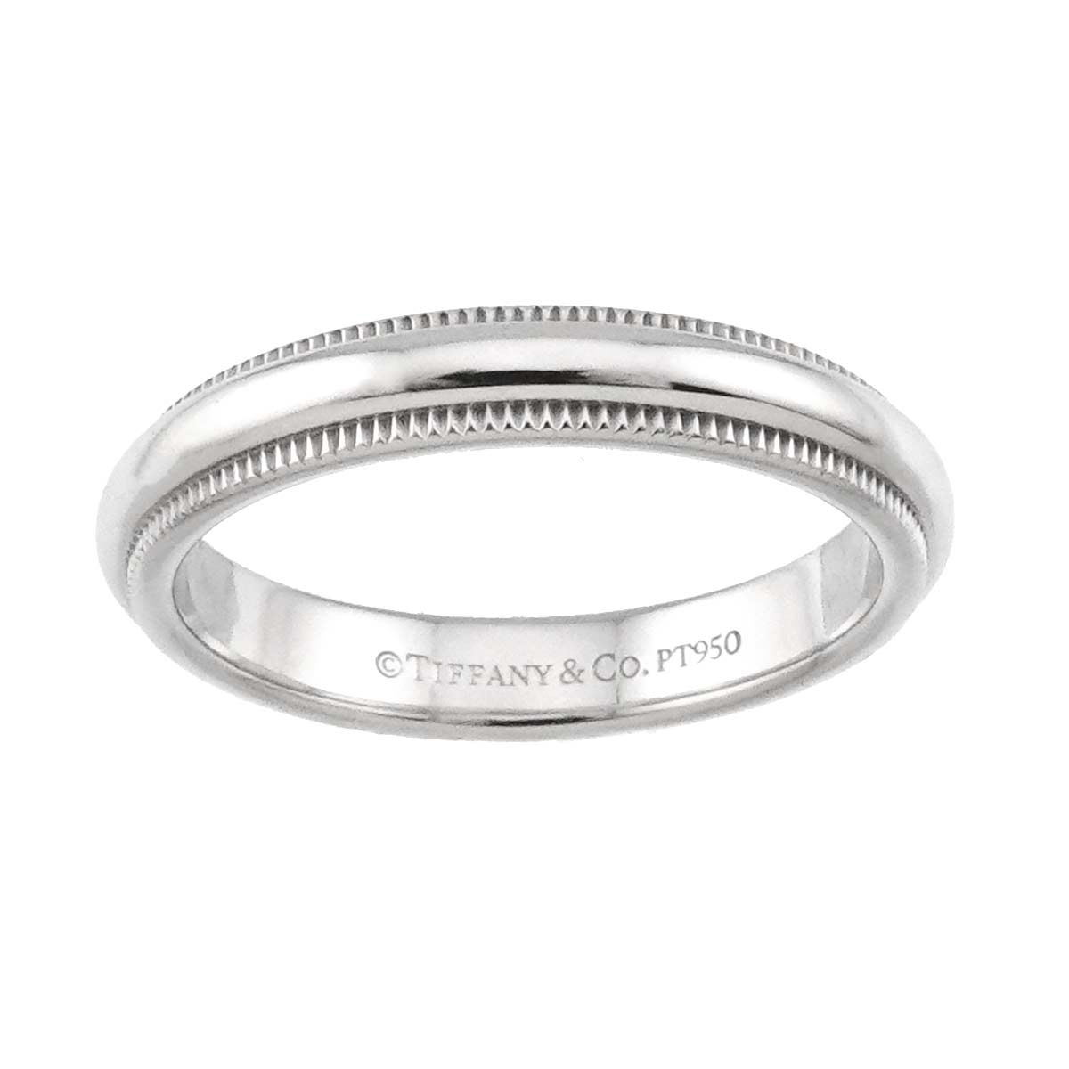 Milgrain Band Ring Pt Platinum Size4.75-5(US)