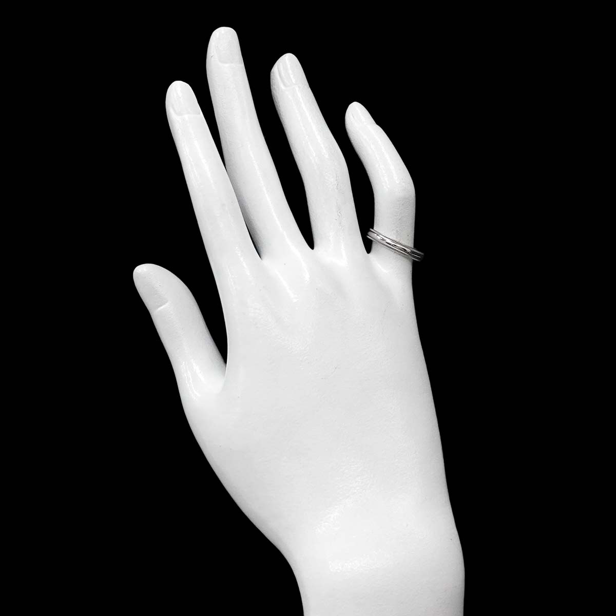 Milgrain Band Ring Pt Platinum Size4.75-5(US)