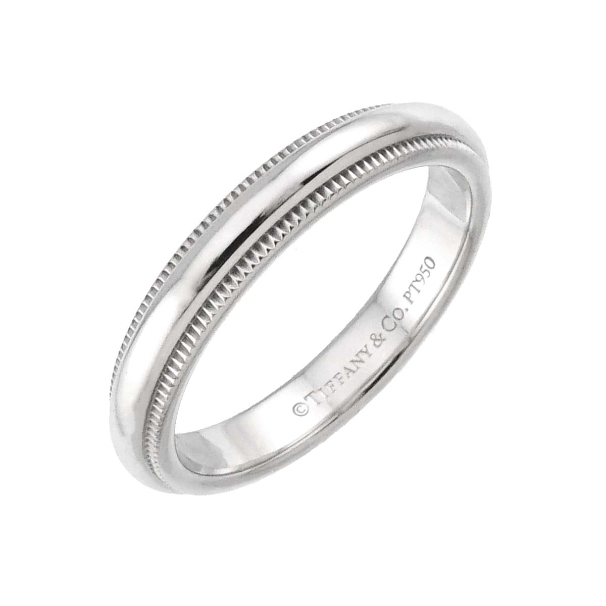 Milgrain Band Ring Pt Platinum Size4.75-5(US)