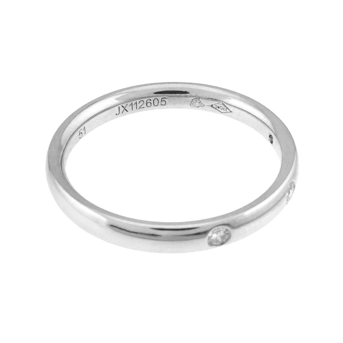 Tendrement Etoiles Ring Diamond Pt size51 5.5-5.75(US)