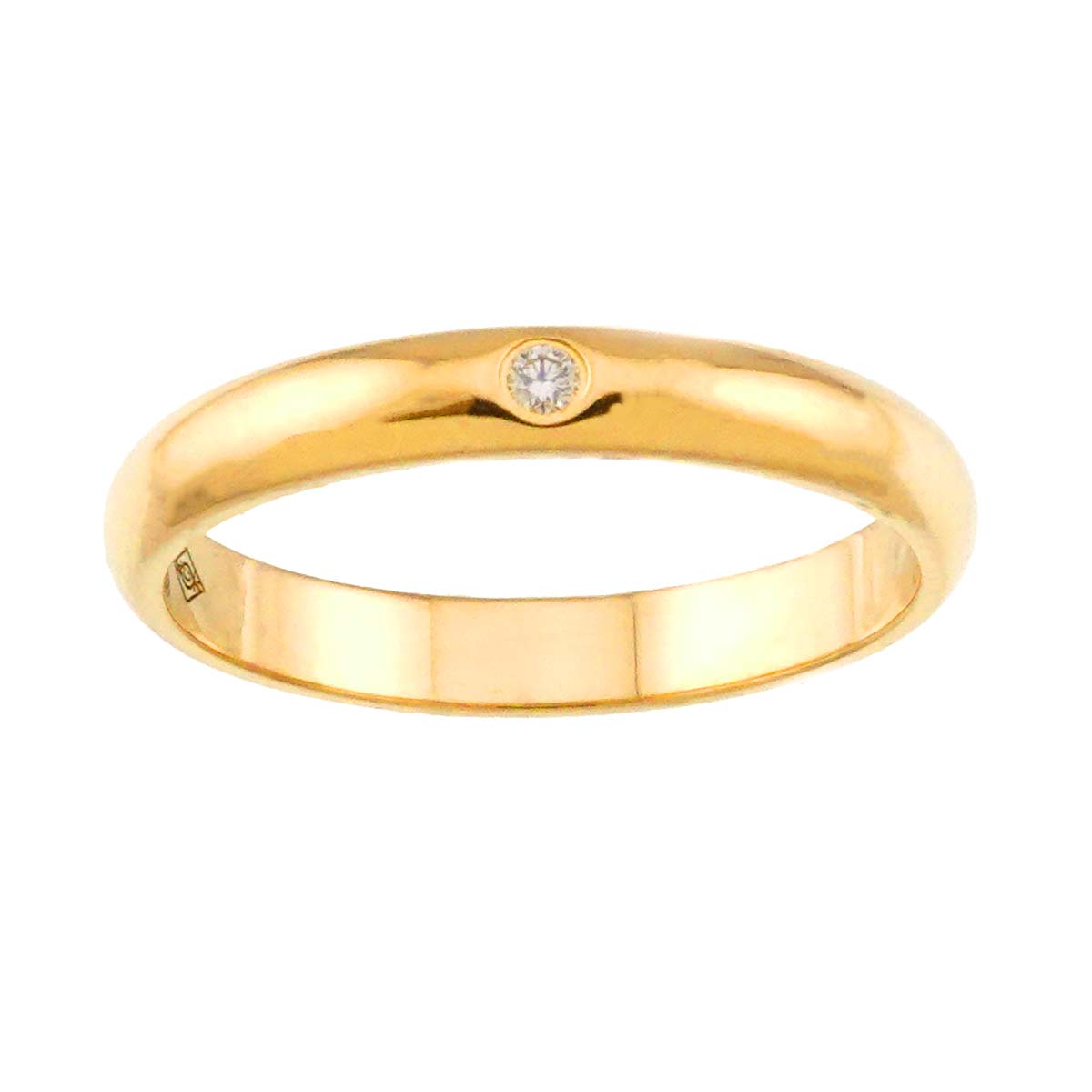 1895 Classic Diamond 1P Ring 18K YG 750 Size47 4(US)