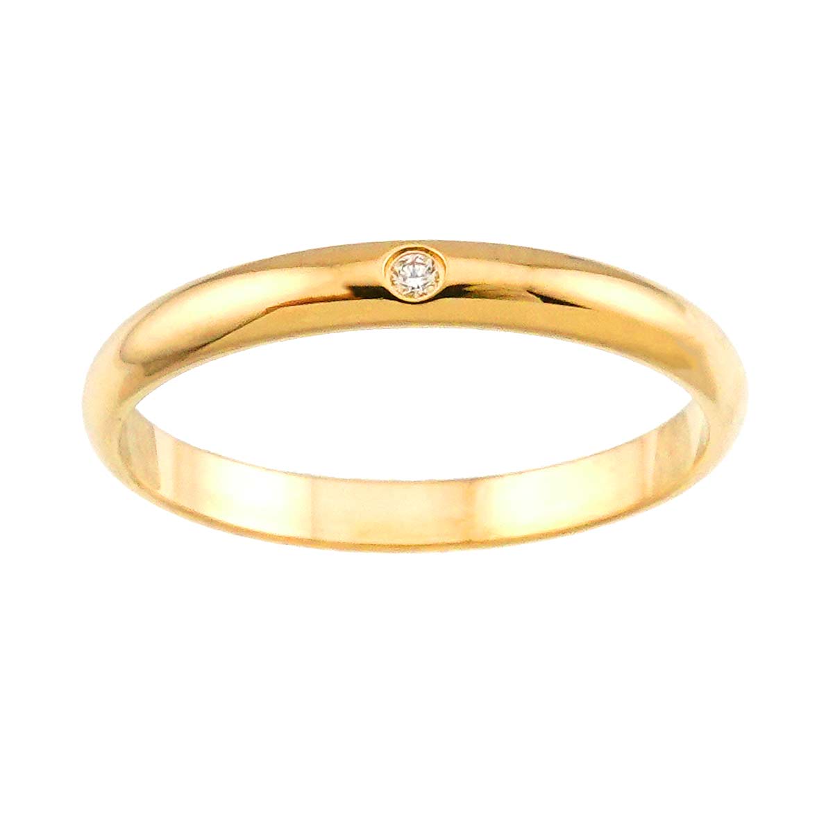 1895 Classic Diamond 1P Ring 18K YG 750 Size57 7.75-8(US)