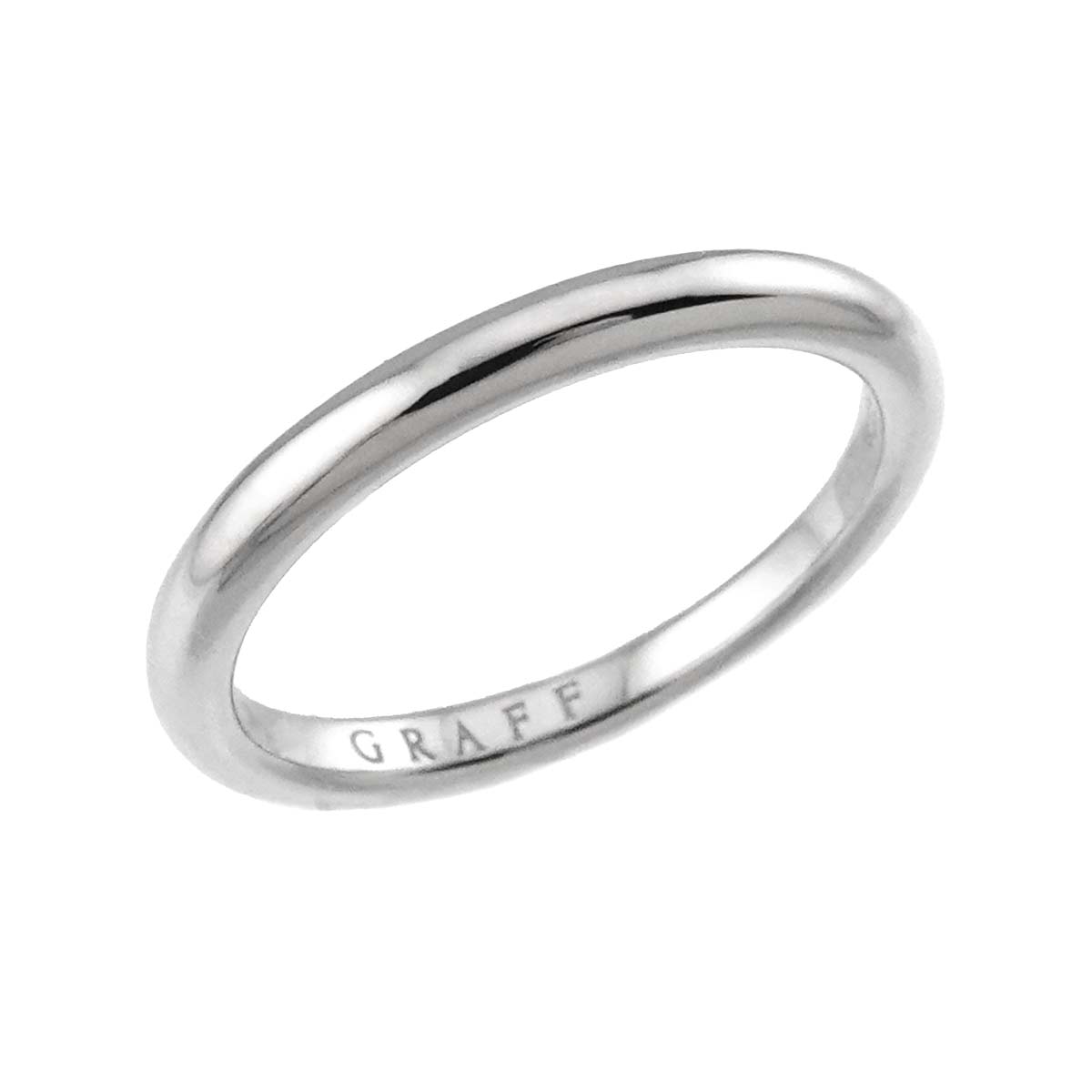 Shape Band Ring Pt Platinum Size4(US)