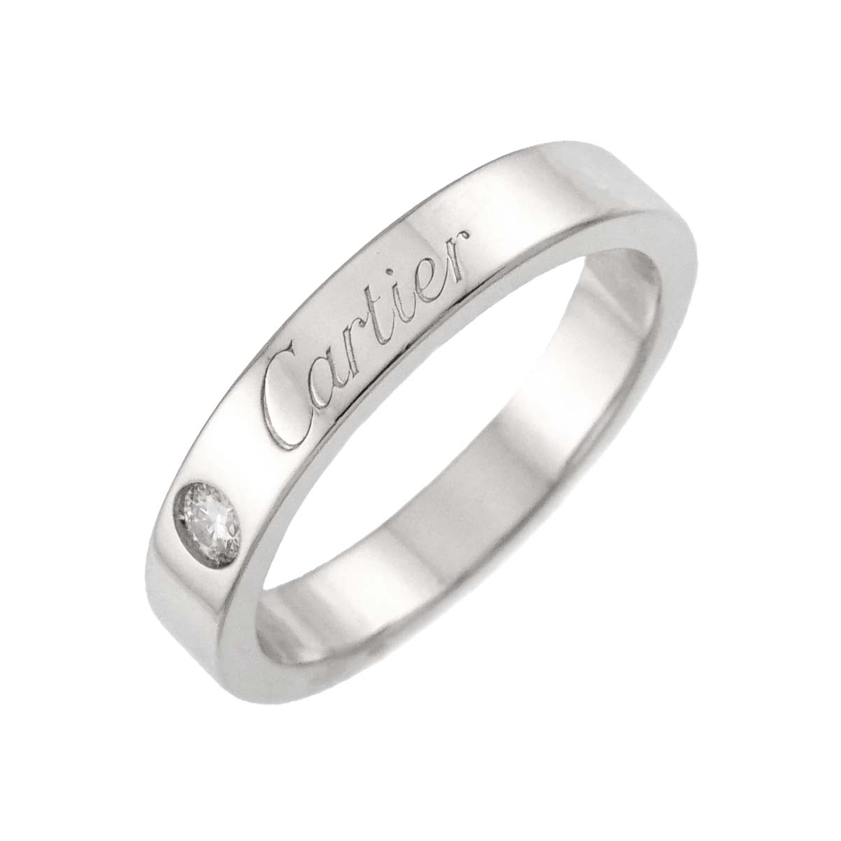 C de Diamond 1P Ring Pt Platinum size46 3.75(US)